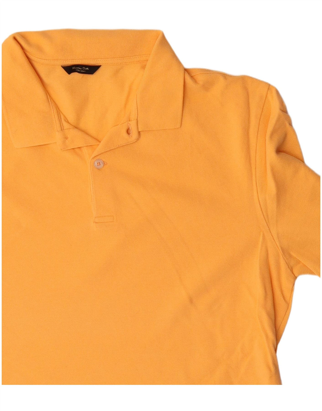 Polo Massimo Dutti Hombre Large Naranja Algodón