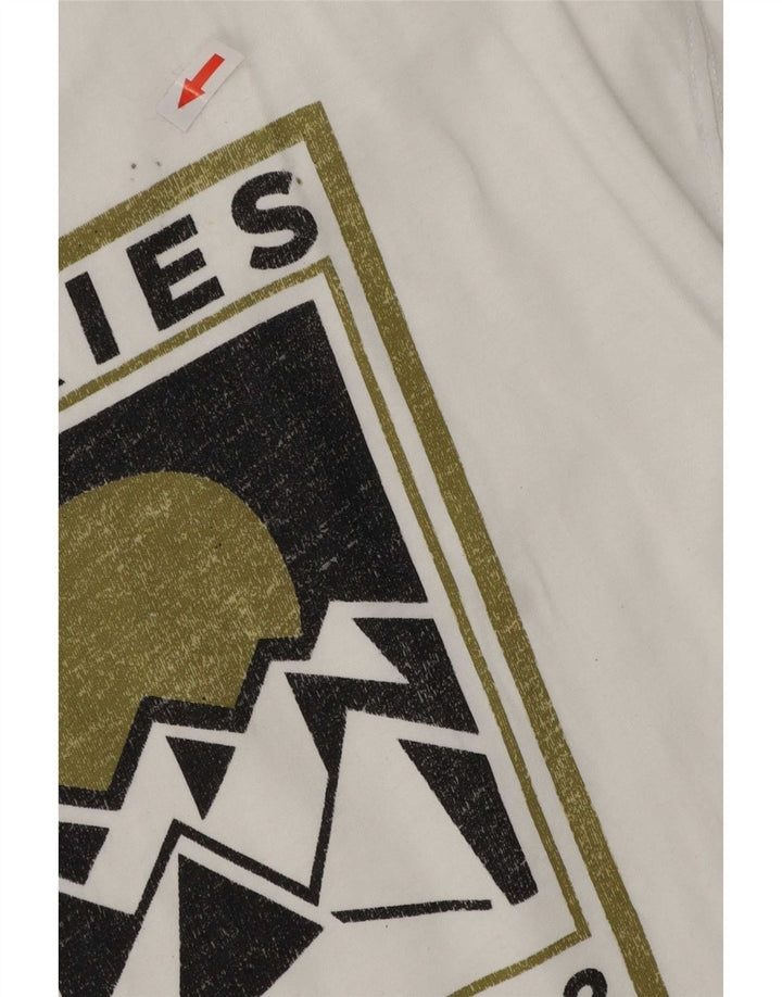 Dickies - Camiseta gráfica para hombre, talla grande, algodón blanco