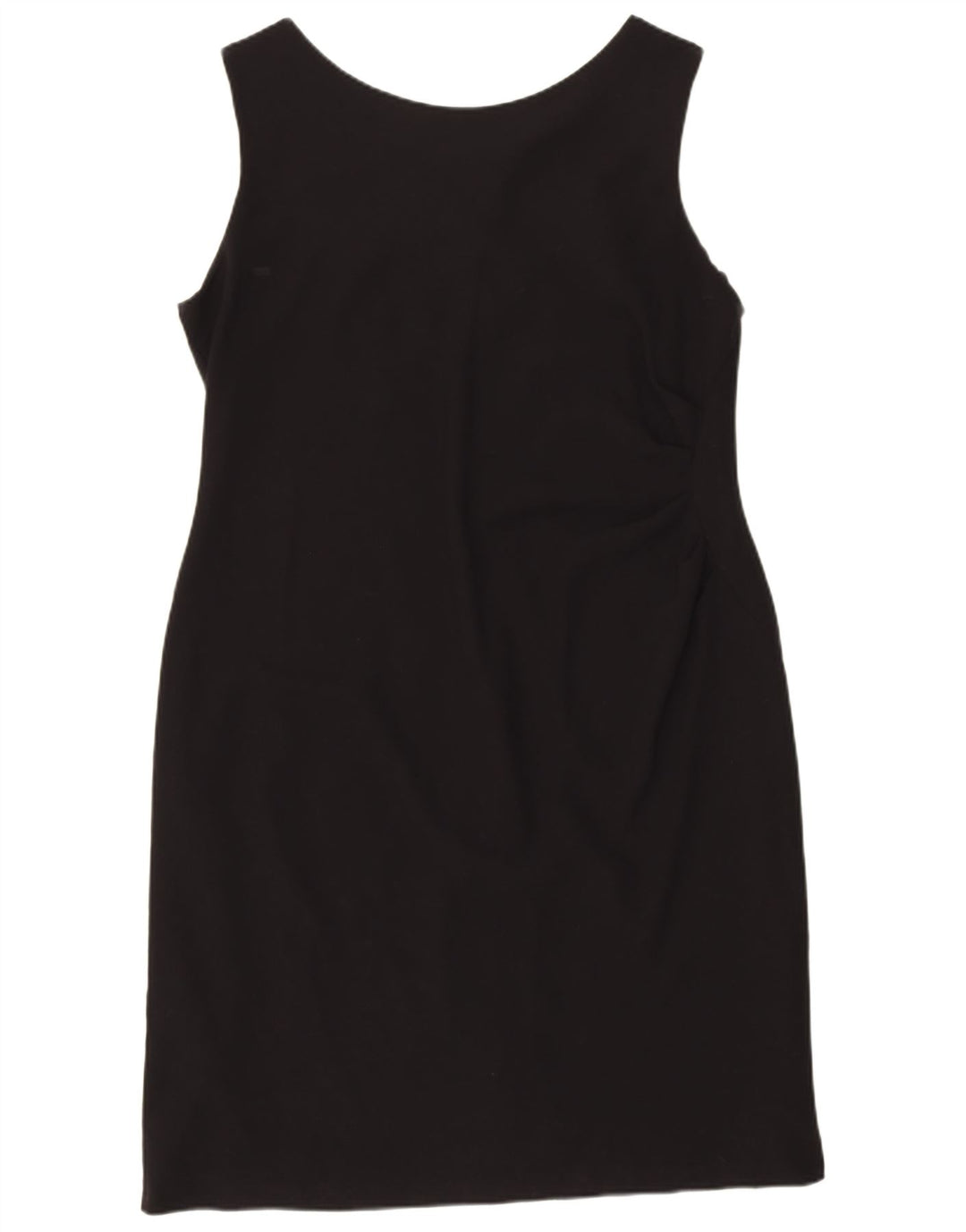 MARKS & SPENCER Womens Sleeveless Sheath Dress UK 20 2XL Black Polyester