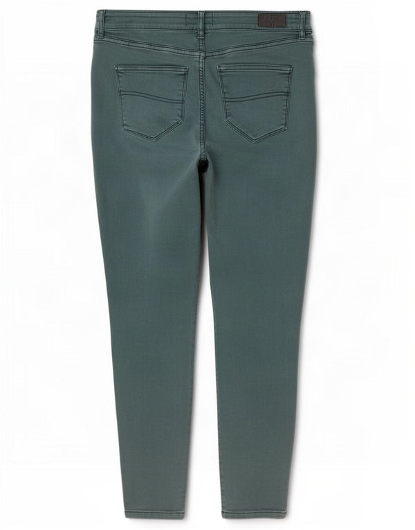 Vaqueros ajustados para mujer Fat Face UK 12 Medium W30 L27 Algodón verde