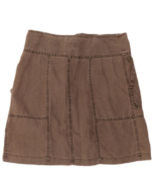 Marlboro Classics Falda Acampanada para Mujer IT 44 Medium W34 Marrón