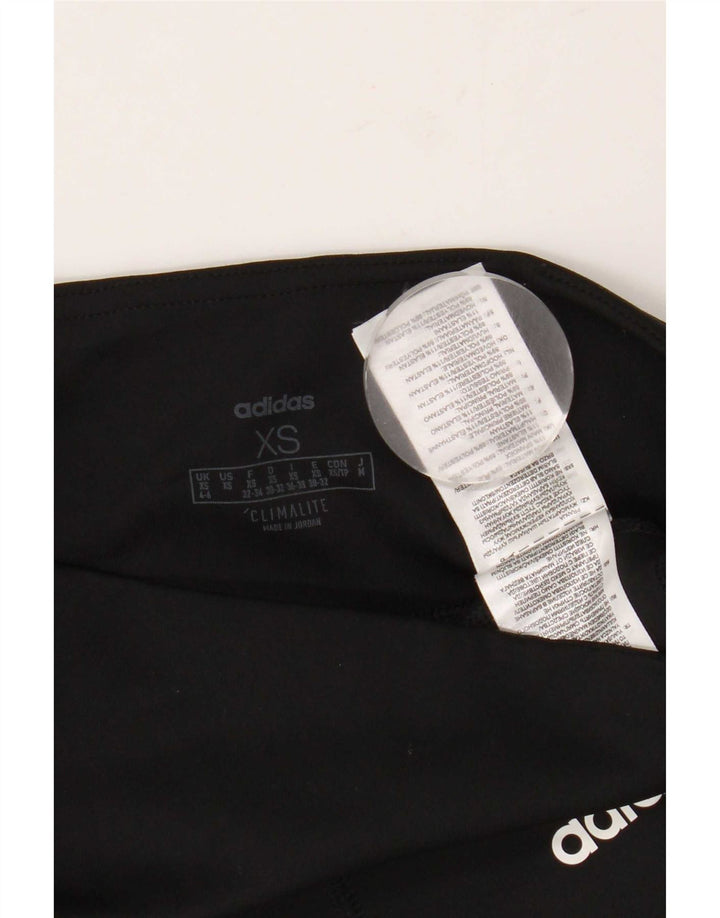 Adidas Leggings Climalite para mujer UK 4/6 XS Negro Poliéster