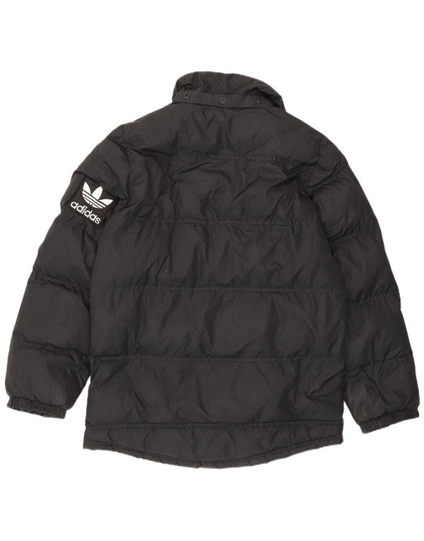 Nike Chaqueta acolchada gráfica para hombre UK 38 Mediana Negro Poliéster