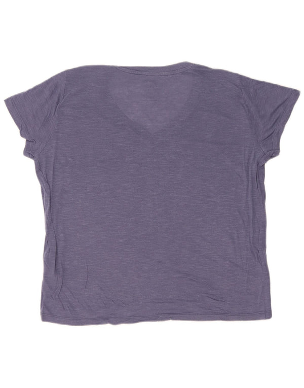 Lee Camiseta Regular Fit para Mujer UK 46 Large Lyocell Azul