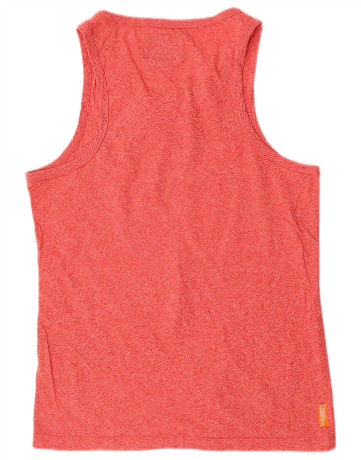 Superdry Camiseta Sin Mangas De Algodón Con Motivos Rojos Medianos