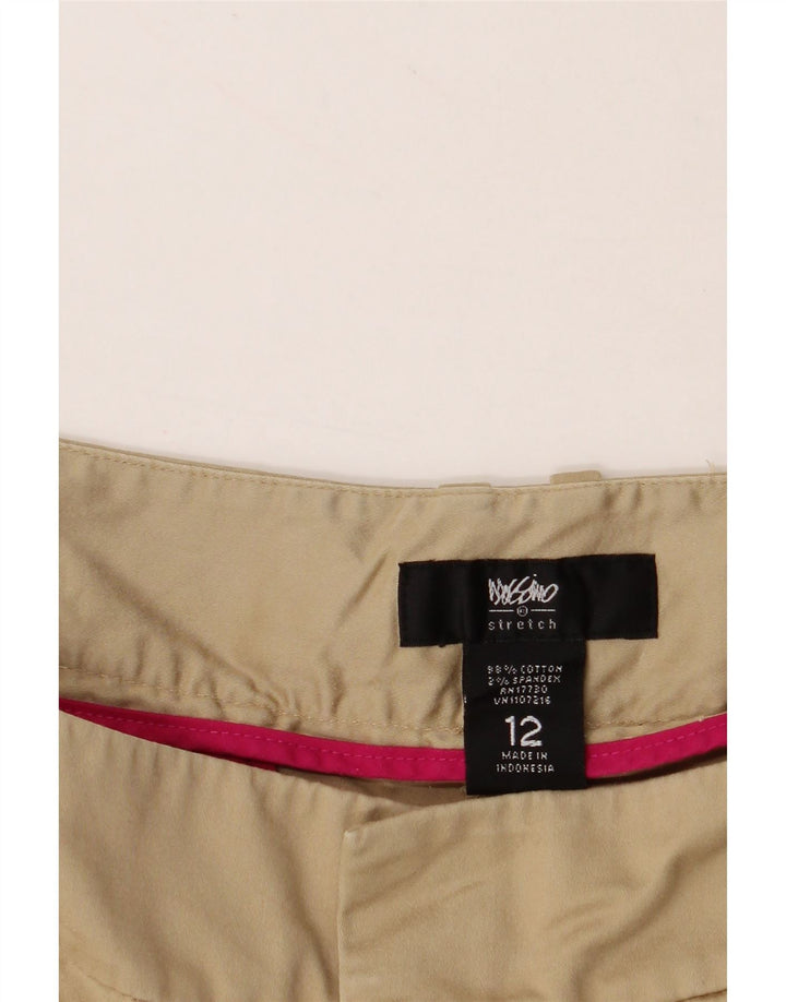 MOSSIMO Womens Casual Shorts US 12 Large W34  Beige Cotton Vintage Mossimo and Second-Hand Mossimo from Messina Hembry 
