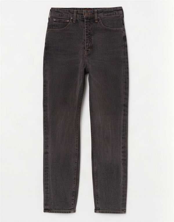 Lee Vaqueros Cónicos Stella Para Mujer W27 L27 Algodón Gris