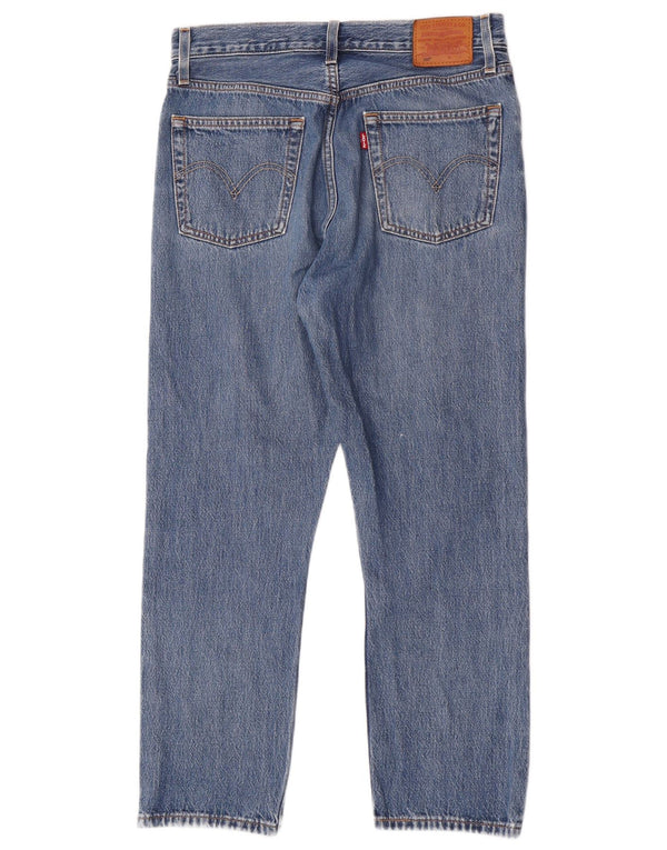 Vaqueros Levi's Mujer 501 Crop Rectos W28 L26 Algodón Azul