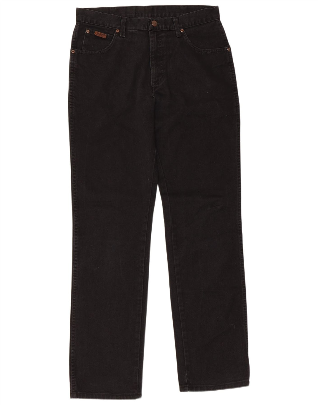 Wrangler Vaqueros rectos Texas para hombre W33 L34 Algodón negro