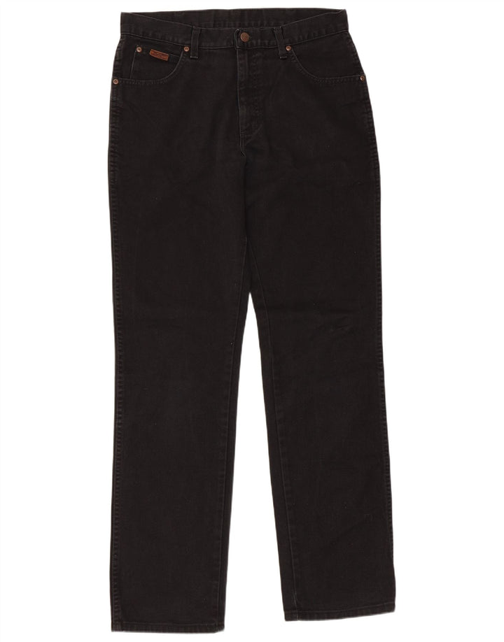 Wrangler Vaqueros rectos Texas para hombre W33 L34 Algodón negro