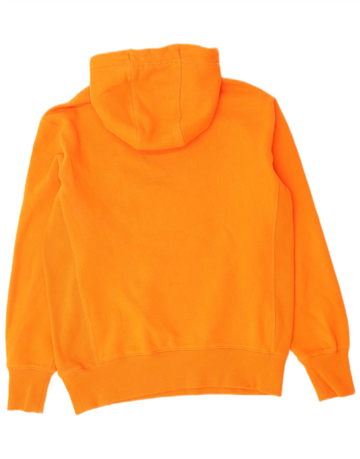SUPERDRY Jersey con capucha para hombre, color naranja medio, algodón