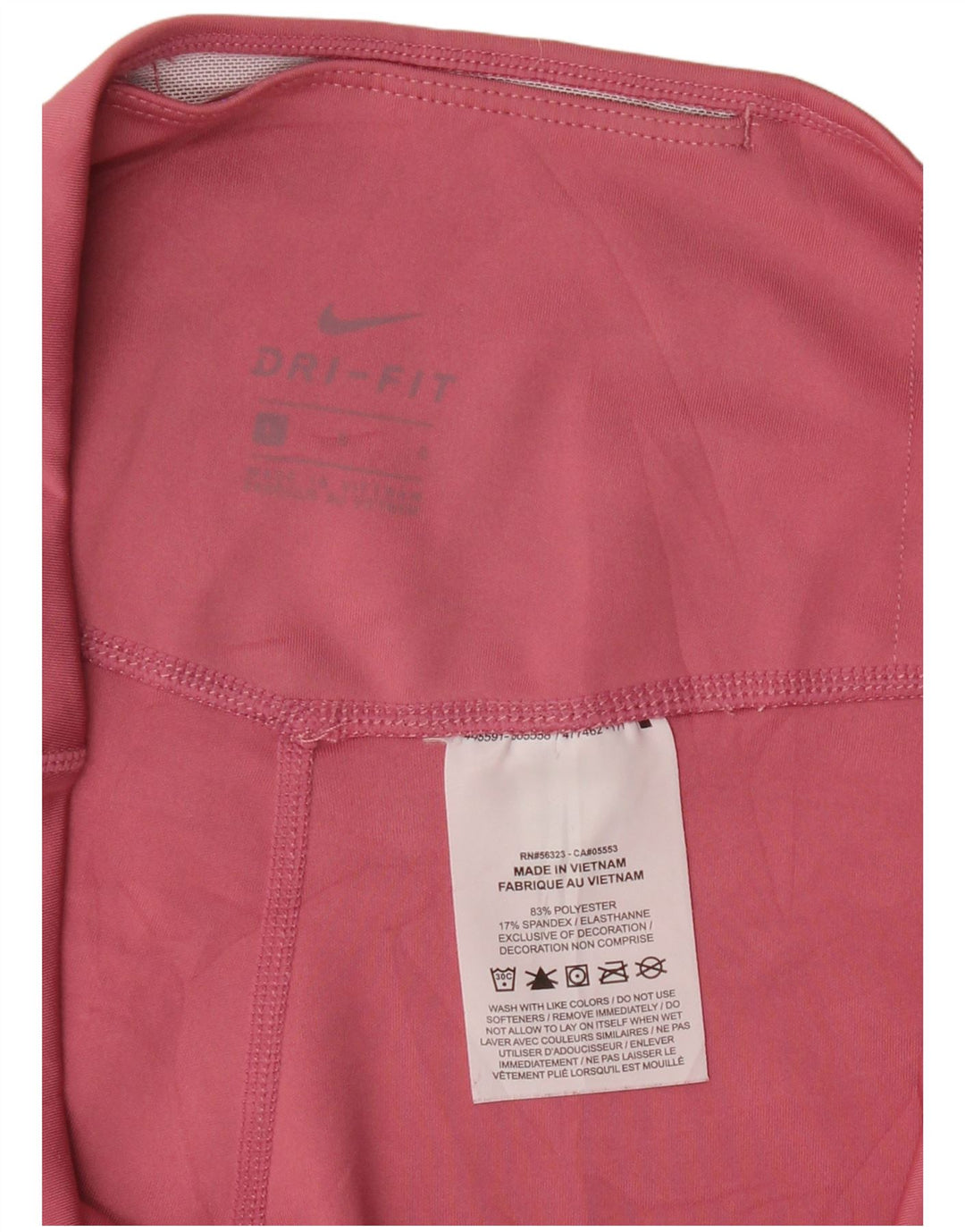 Nike - Leggings gráficos Dri Fit para mujer, talla 40, poliéster rosa grande