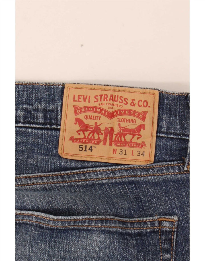 Levi's Hombre 514 Vaqueros Rectos W31 L30 Azul