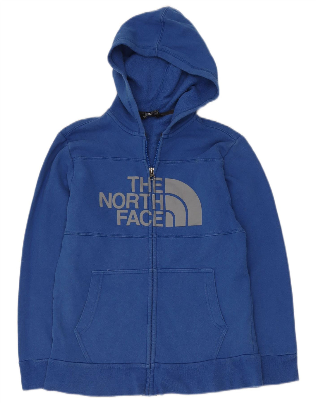 THE NORTH FACE Suéter con capucha y cremallera gráfica para niños 10-11 años Azul medio