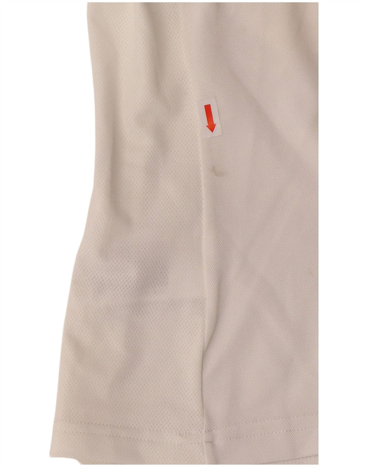 Ellesse Top corto para mujer EU 36 Small Blanco Colorblock Poliéster