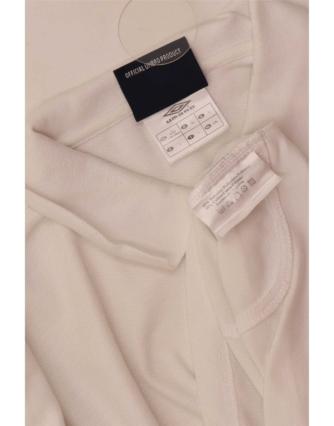 Polo Umbro Hombre Grande Blanco Poliéster Deportivo