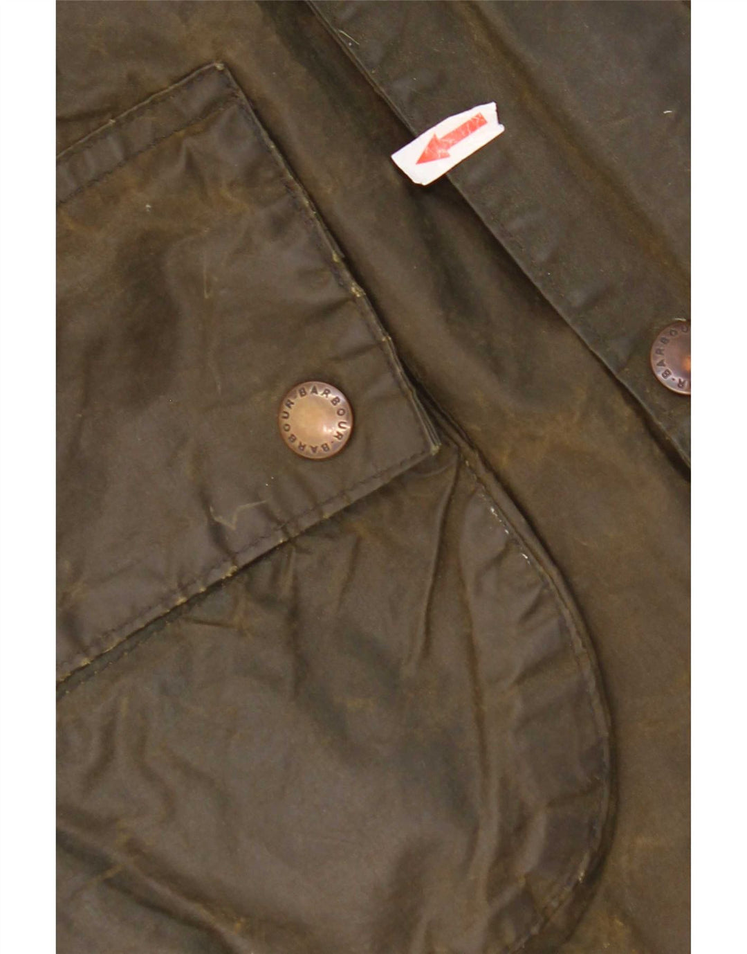 Barbour Mens Gamefair Chaqueta de algodón encerado Tamaño 38 Pequeño Caqui