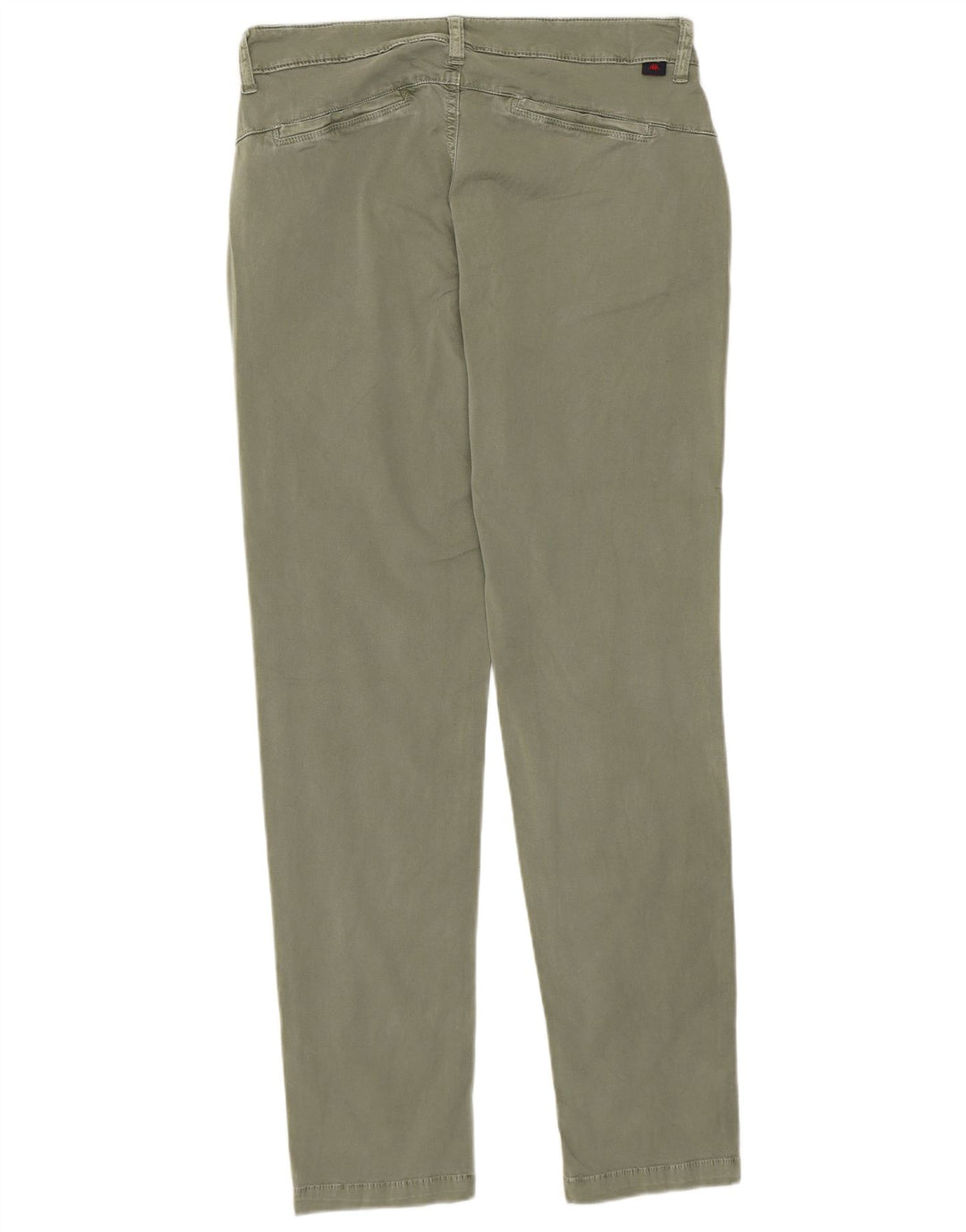 Kappa Pantalones chinos ajustados para mujer IT 44 Medium W30 L29 Verde