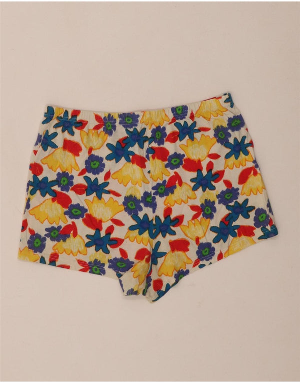 Colmar Hot Pants Mujer Grande W34 Algodón Floral Multicolor