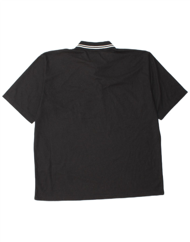 Polo Umbro Hombre 2XL Poliéster Negro