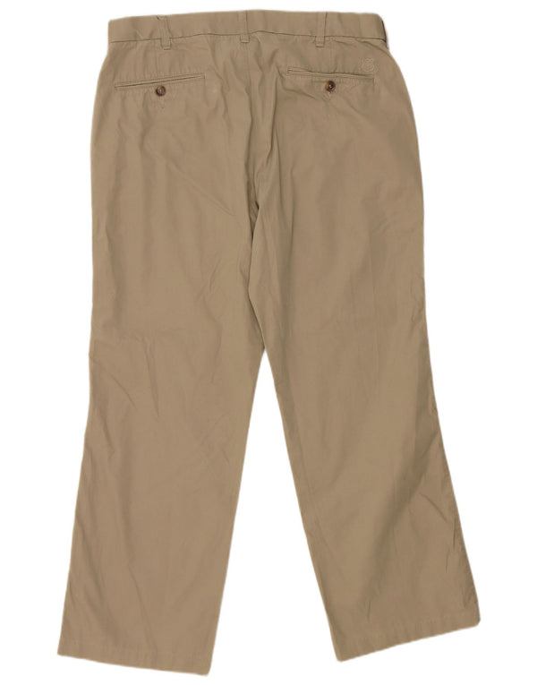 Marks & Spencer Pantalones chinos rectos Blue Harbor para hombre W36 L29 Caqui