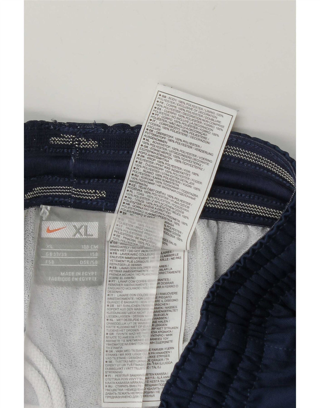 Pantalones cortos deportivos Nike para hombre XL Azul marino Poliéster