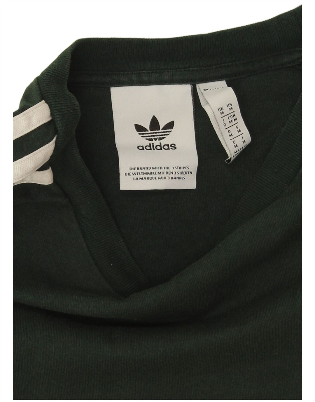 Camiseta Adidas Hombre Top Medium Verde Algodón