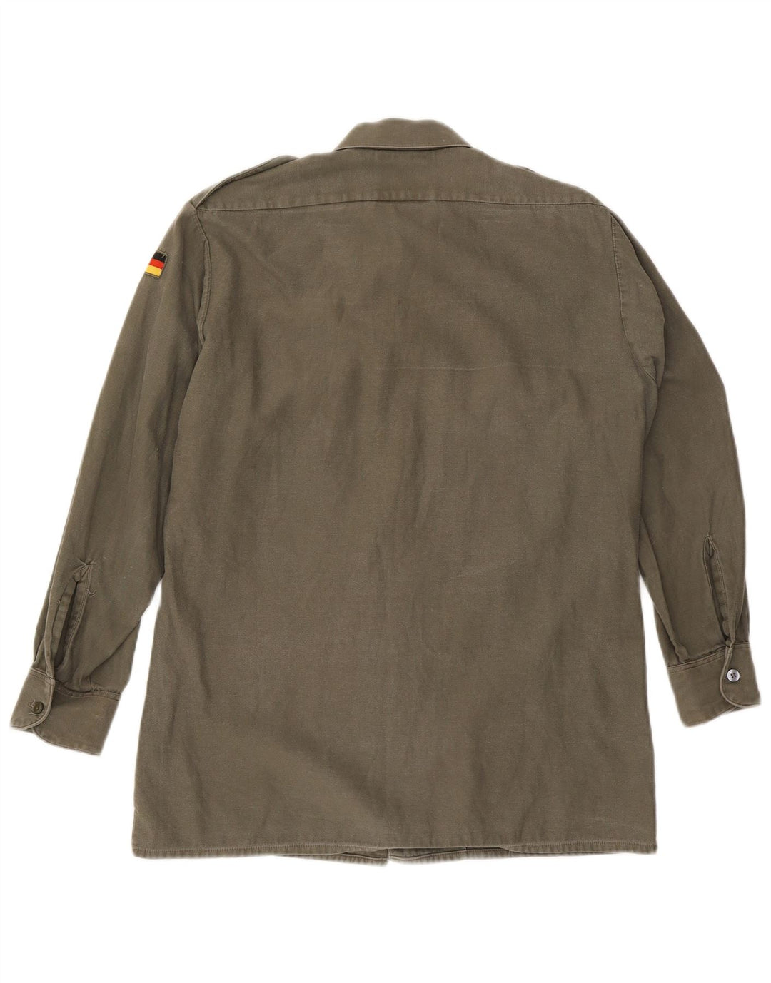Camisa militar vintage para hombre talla 39/40 mediana caqui