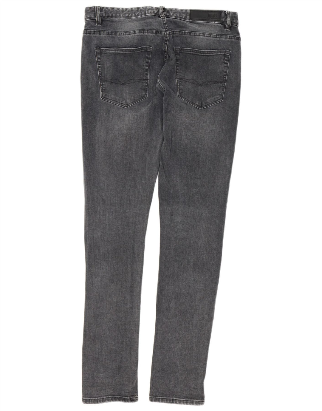 Diesel Hombre Sleenker Slim Jeans W32 L32 Algodón Gris