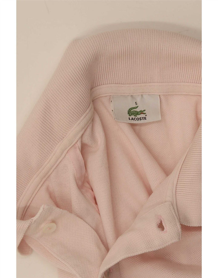 Polo Lacoste para hombre talla 5 grande rosa
