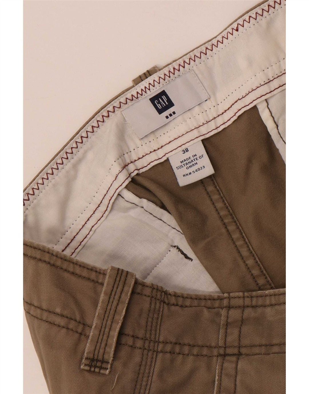 Gap Pantalones cortos casuales para hombre W38 XL Algodón marrón