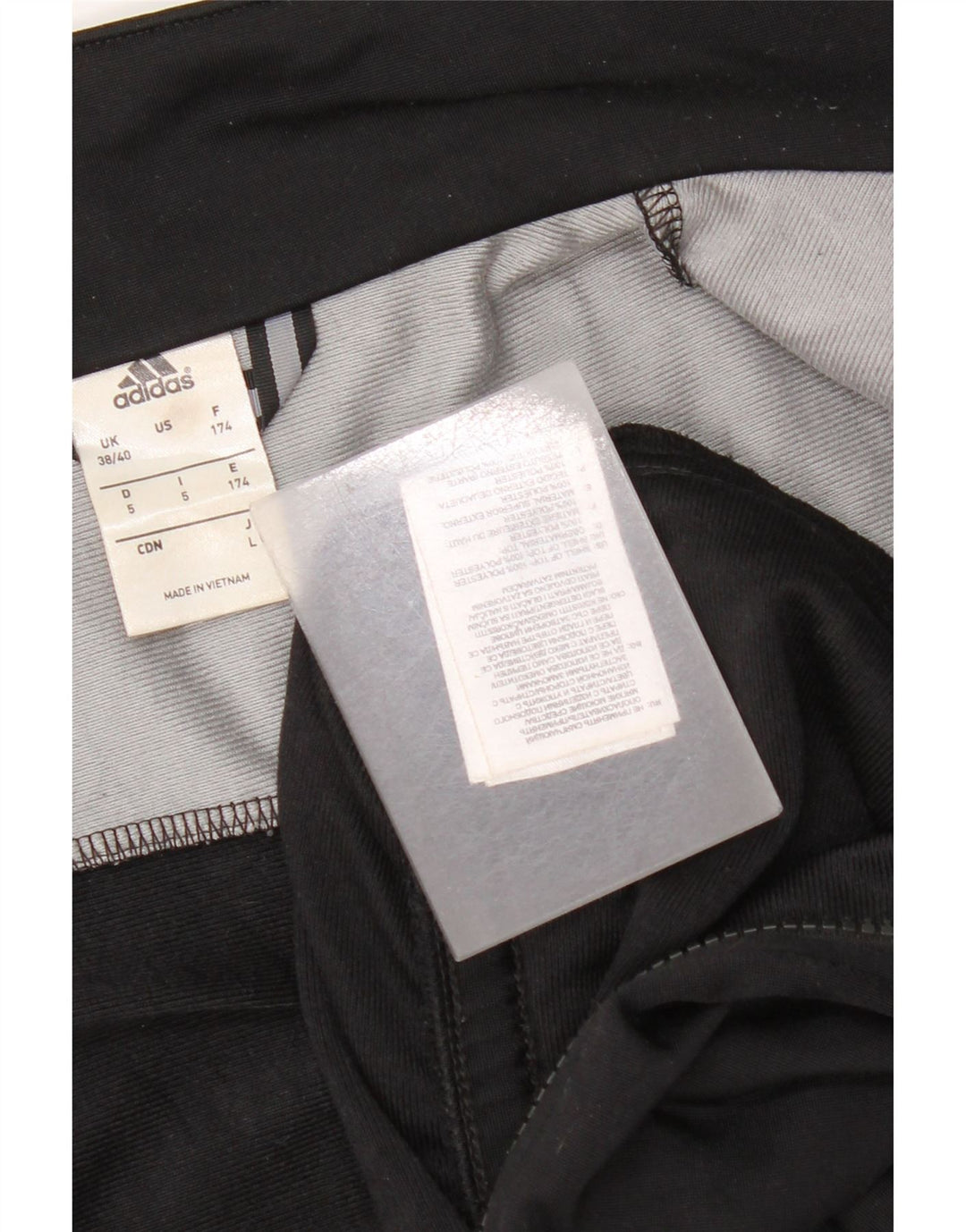 Adidas - Chaqueta de chándal para hombre, talla 38/40, color negro mediano