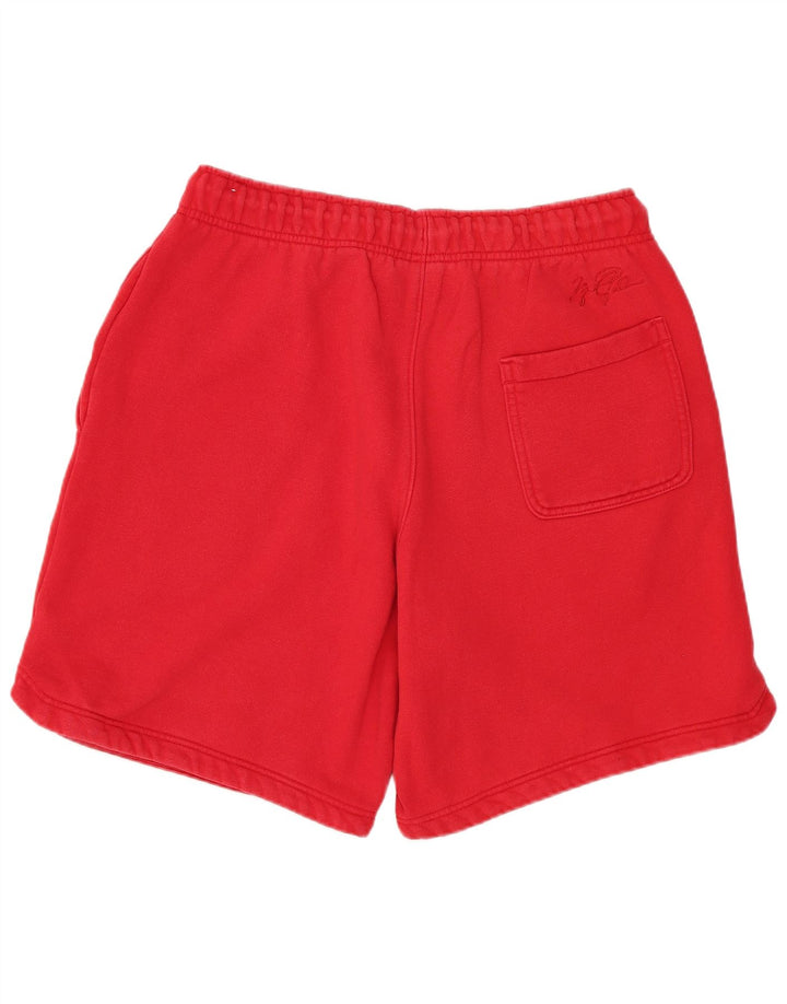 Jordan - Pantalones cortos deportivos para hombre (algodón rojo grande)