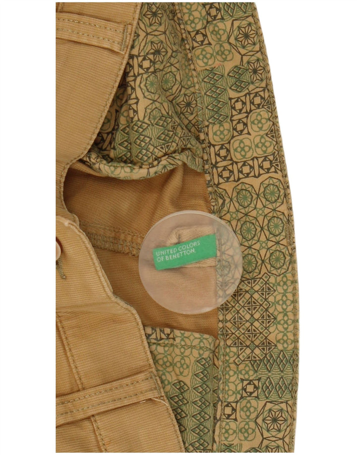 Benetton Hombre Pantalón Cargo Recto W36 L31 Beige