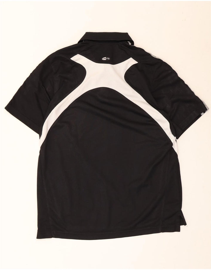 Adidas Hombre Clima 365 Polo Polo Medio Negro Colorblock Poliéster