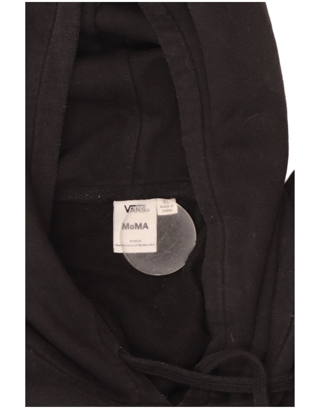 VANS Hombre Graphic Sudadera con capucha Jumper XL Negro Algodón