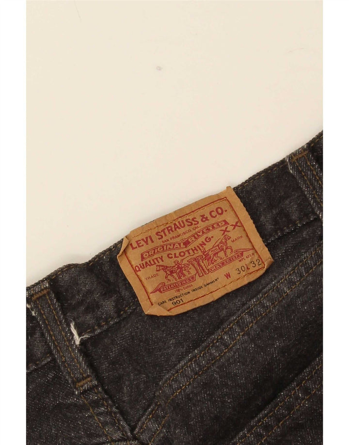 Vaqueros Levi's 901 Tapered para hombre W30 L32 Negro