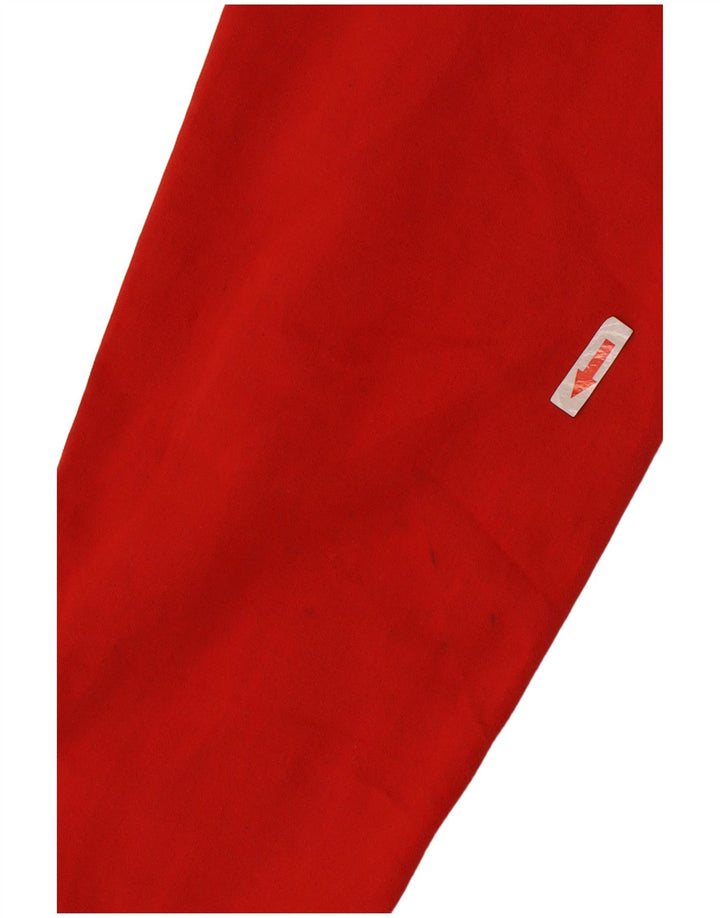 Marks & Spencer Pantalones Casuales para Mujer UK 14 Medium W30 L31 Rojo