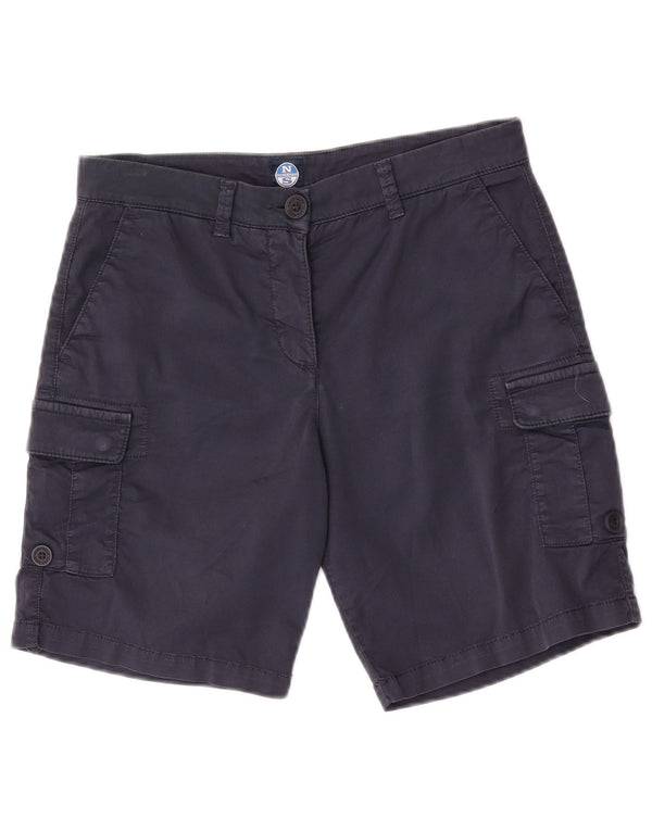 Pantalones cortos cargo para mujer North Sails EU 42 Medium W28 Algodón azul marino
