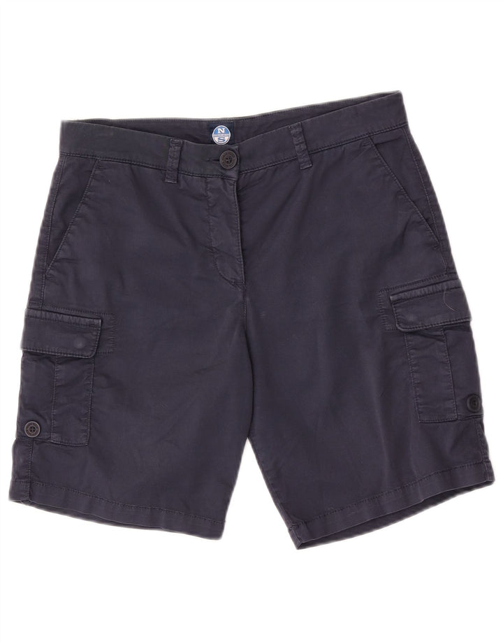 Pantalones cortos cargo para mujer North Sails EU 42 Medium W28 Algodón azul marino