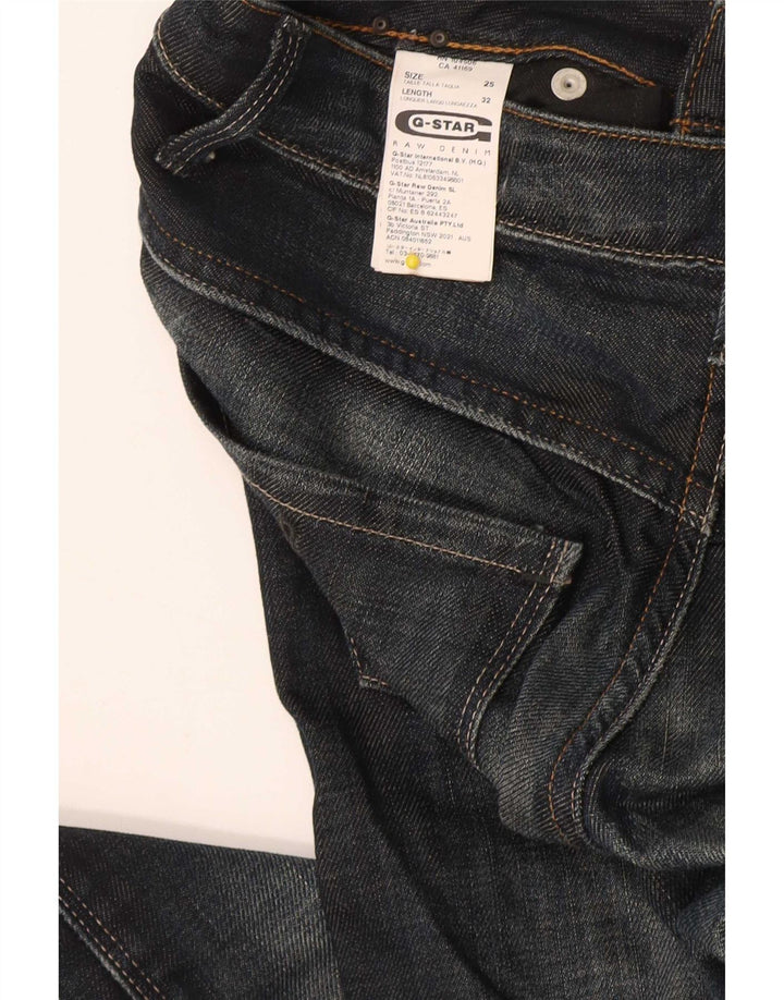 Vaqueros Bootcut De Mujer G-Star W25 L29 Algodón Color Block Azul Marino