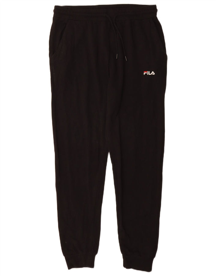 FILA Pantalones de chándal para mujer Joggers UK 44 Large Black Cotton