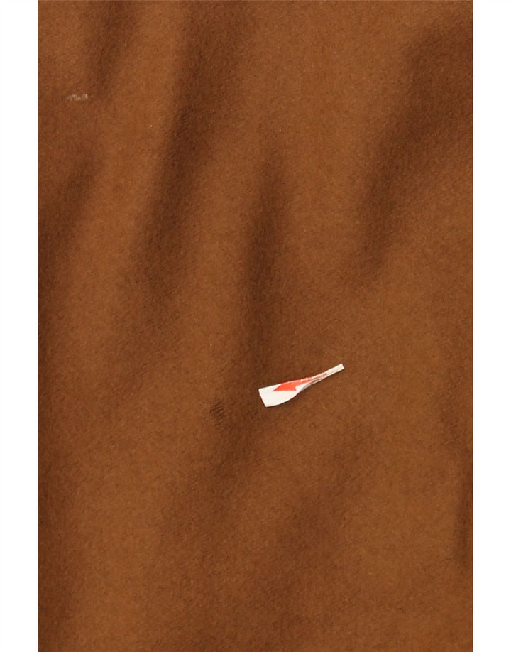 Zara Hombre Abrigo UK 38 Marrón Medio