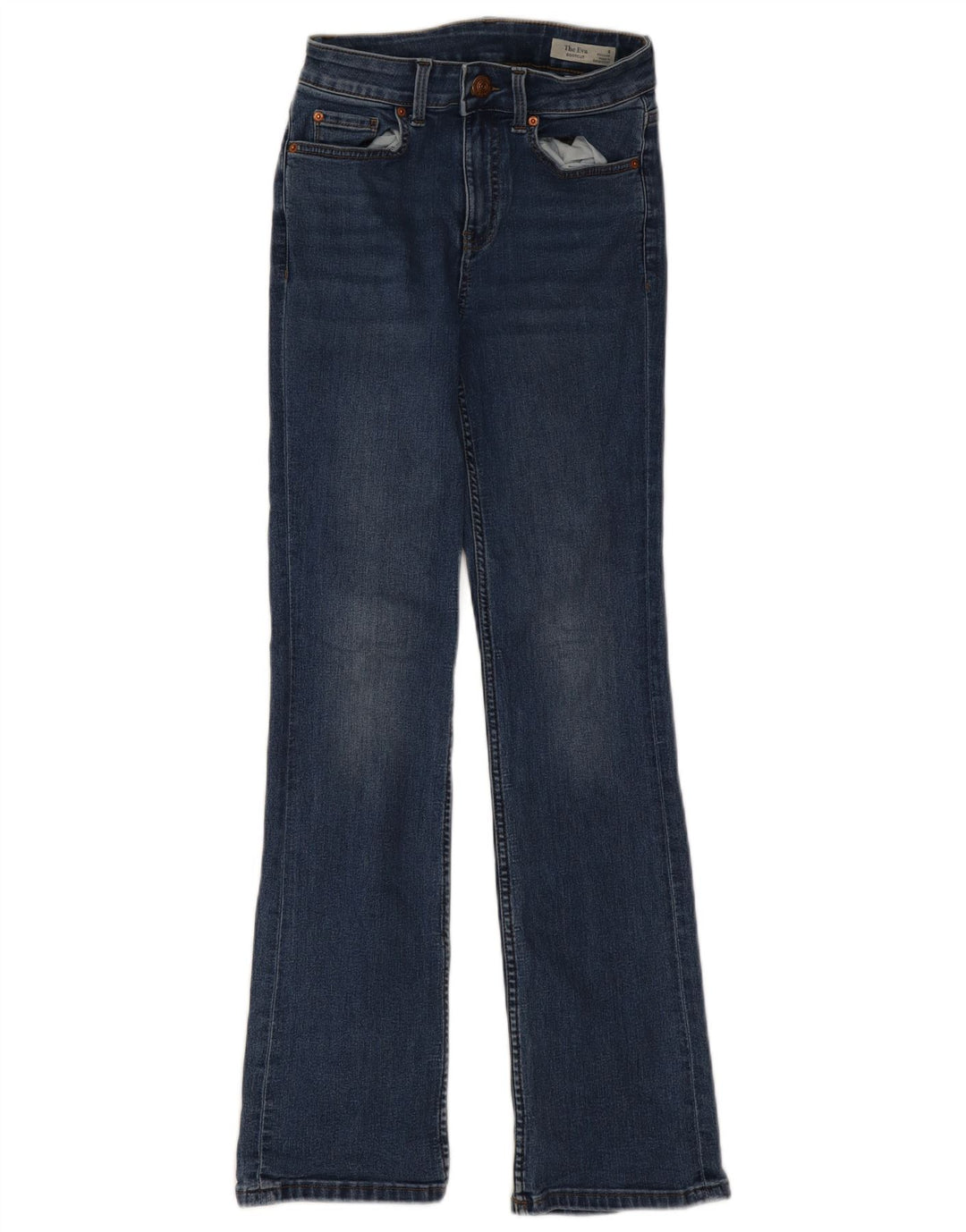 Marks & Spencer Vaqueros Eva Bootcut para Mujer UK 8 Small W24 L29 Azul Marino