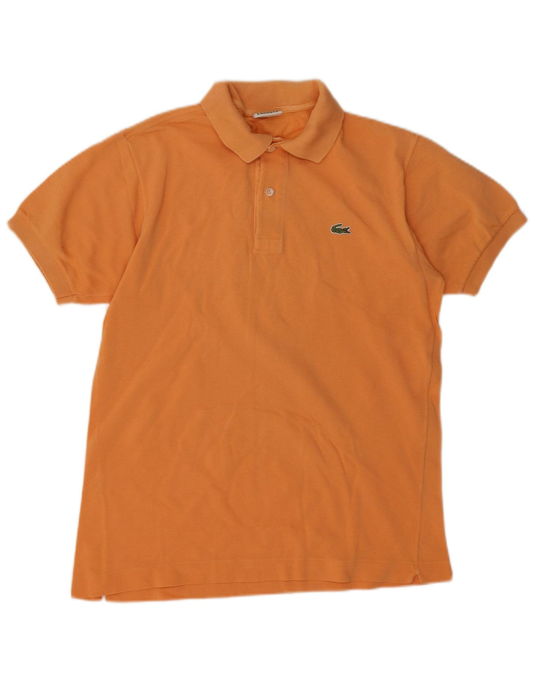 Lacoste Polo para hombre talla 3 pequeño algodón naranja