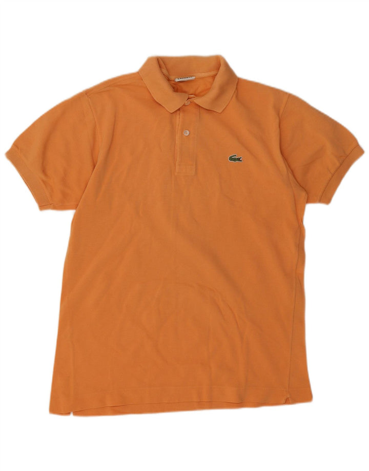 Lacoste Polo para hombre talla 3 pequeño algodón naranja