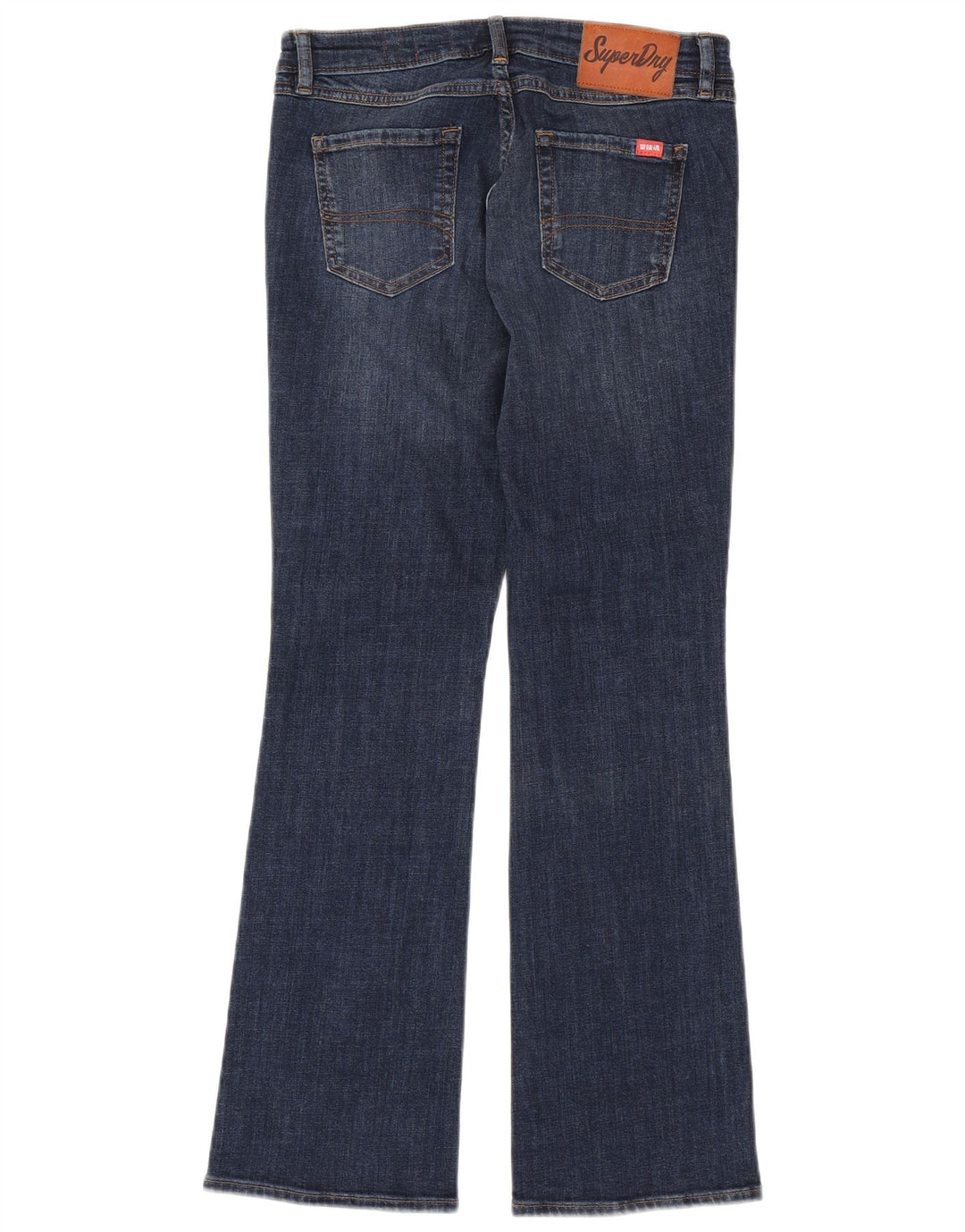 SUPERDRY Vaqueros Bootcut Mujer W28 L30 Algodón Azul