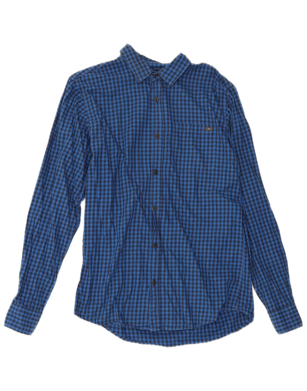 Camisa Jack & Jones Hombre Small Blue Gingham Algodón