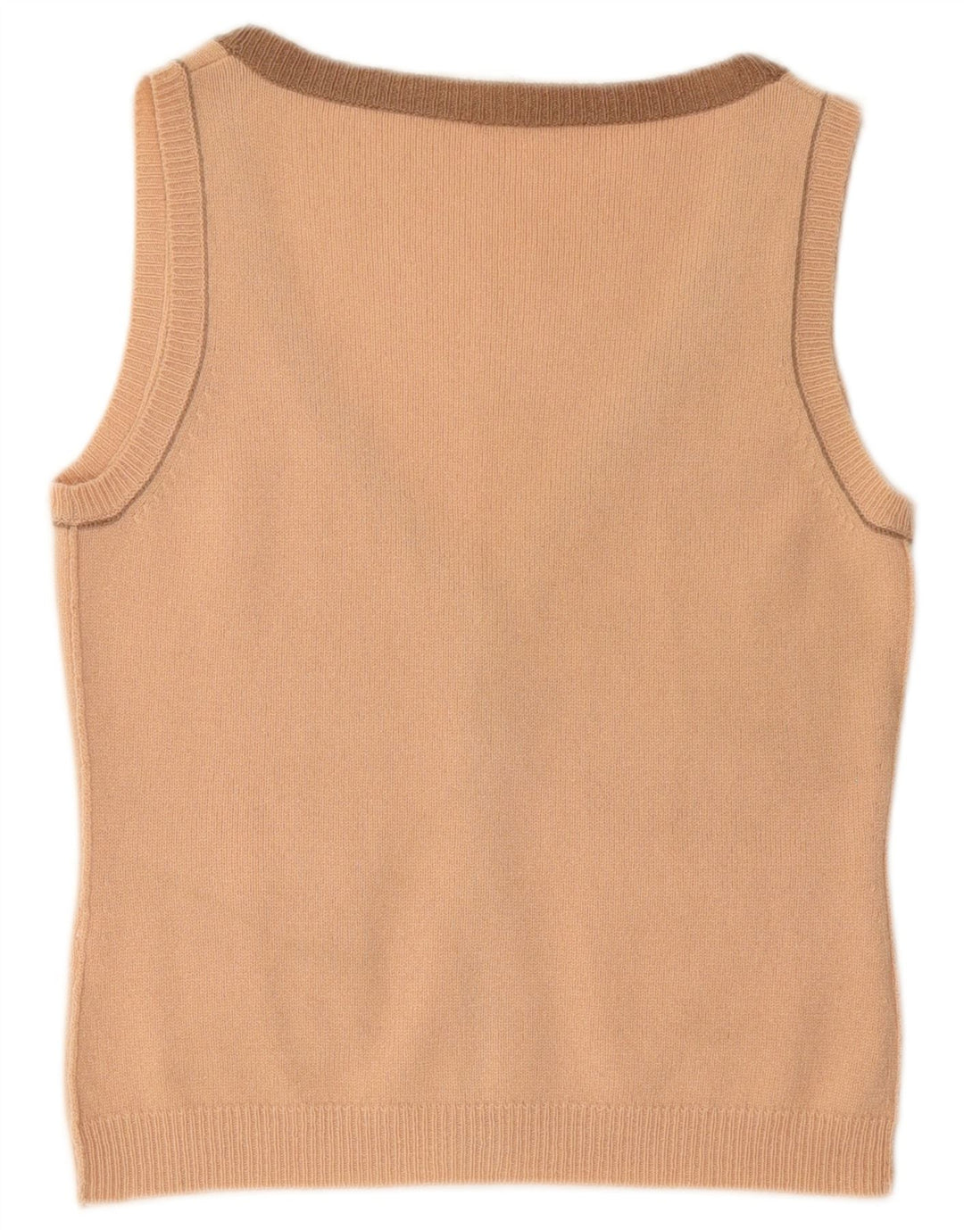 SCHUMACHER Suéter tipo cárdigan sin mangas para mujer UK 40 Lana rosa grande