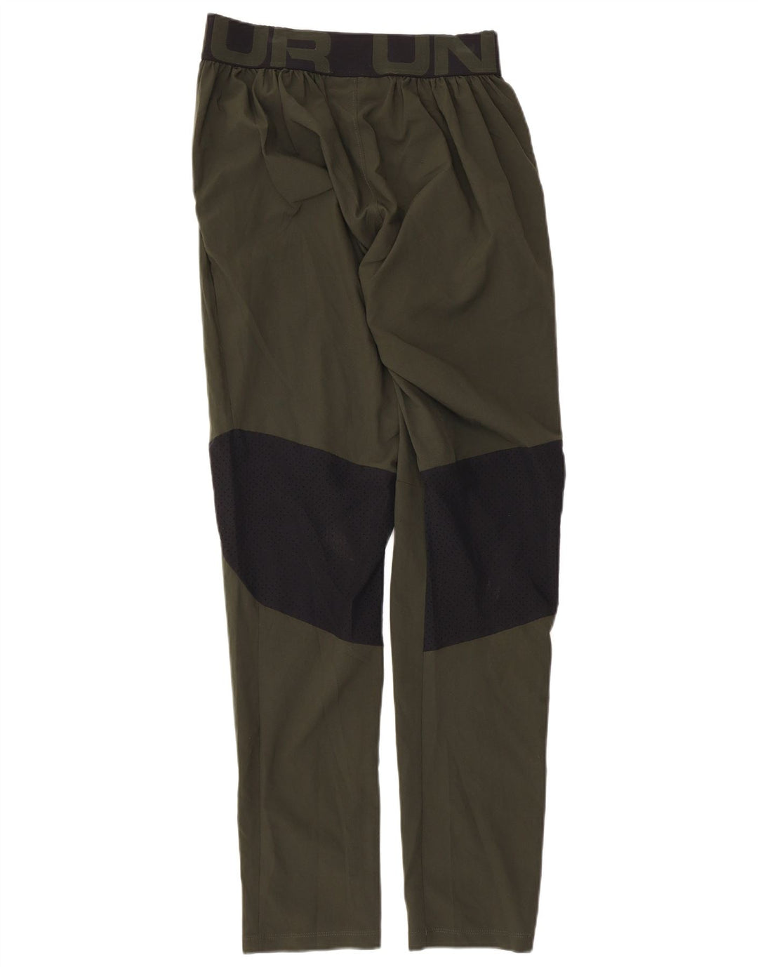 UNDER ARMOUR Hombre Pantalones de chándal con gráfico Small Khaki Colorblock